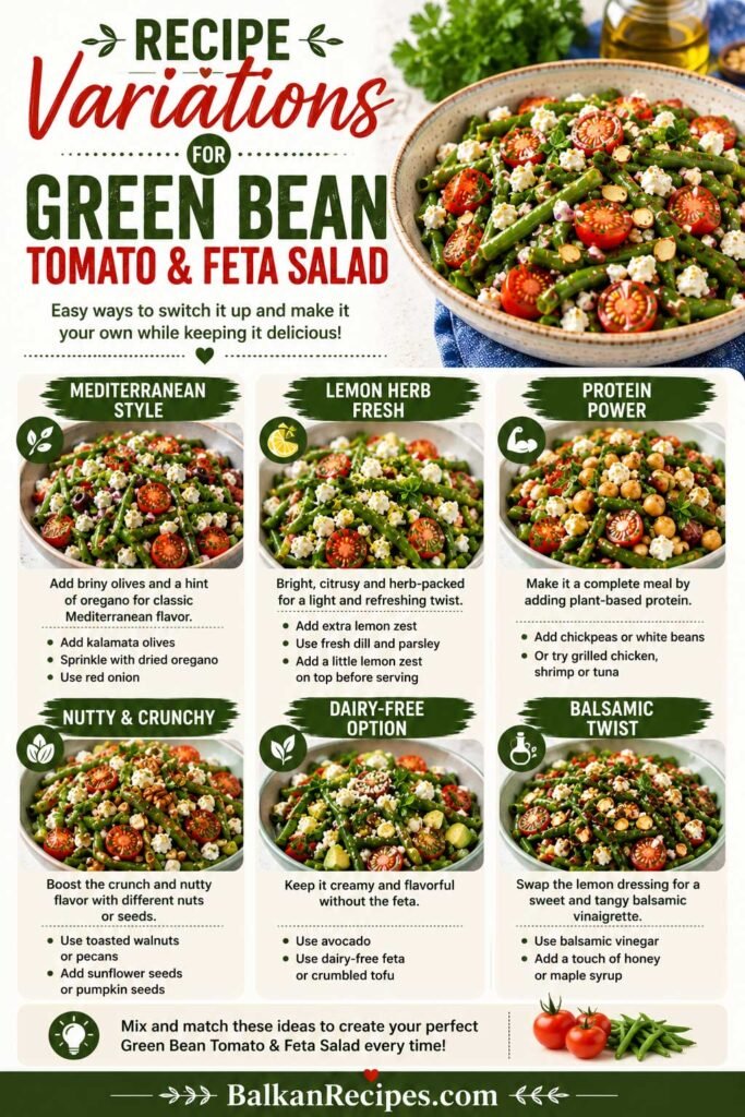 Greek Green Bean Salad with feta recipe Variations Guide