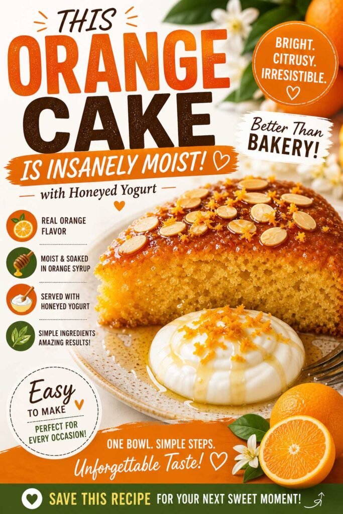 Greek Orange Cake with Honeyed Yogurt recipe