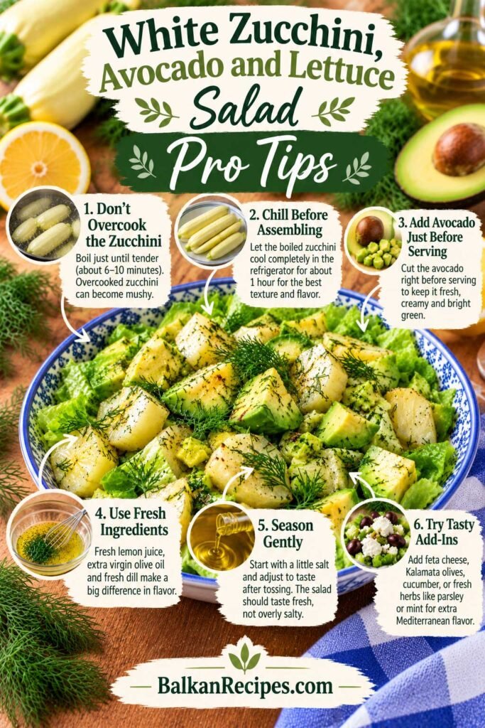 Greek boiled zucchini salad pro tips