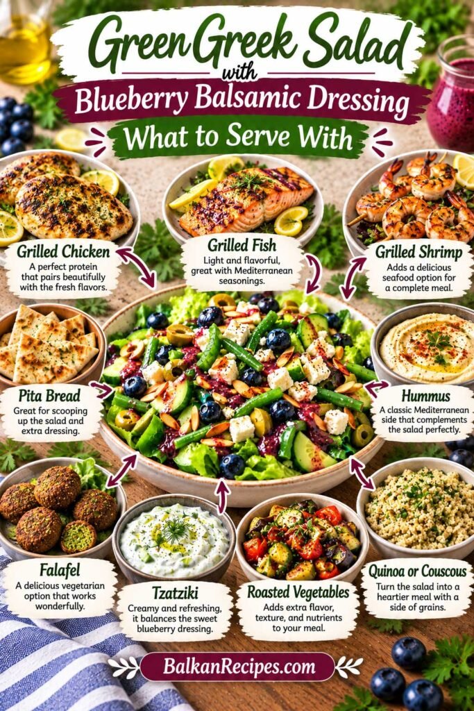 What to serve with Greek green salad recipe