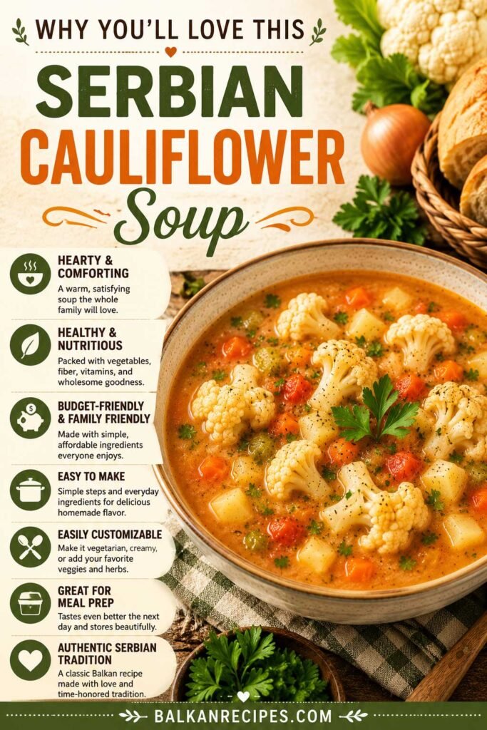 Cauliflower Soup aka Corba 2 Karfiol Čorba Recipe Serbian cauliflower soup