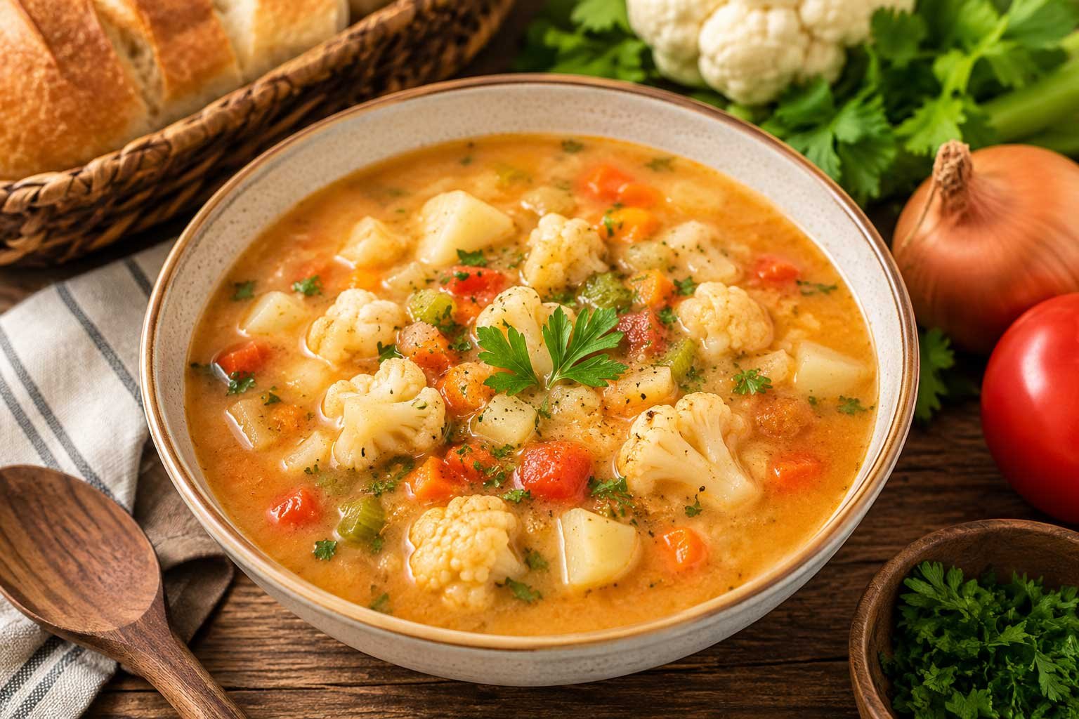 Cauliflower Soup aka Corba 1 Serbian Cauliflower Soup Recipe