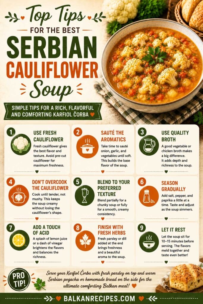 Cauliflower Soup aka Corba 6 Tips for Making the Best Serbian Cauliflower Soup