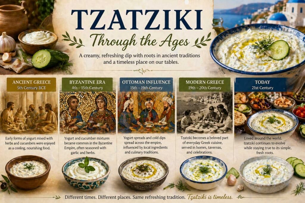 History of Tzatziki recipes