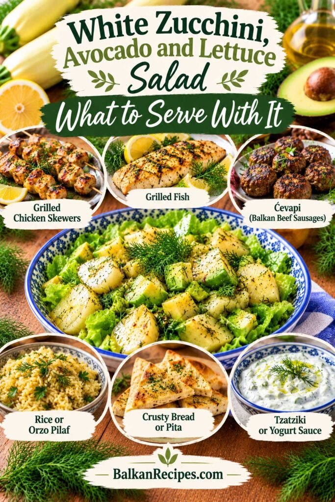 What to Serve with Greek zucchini salad