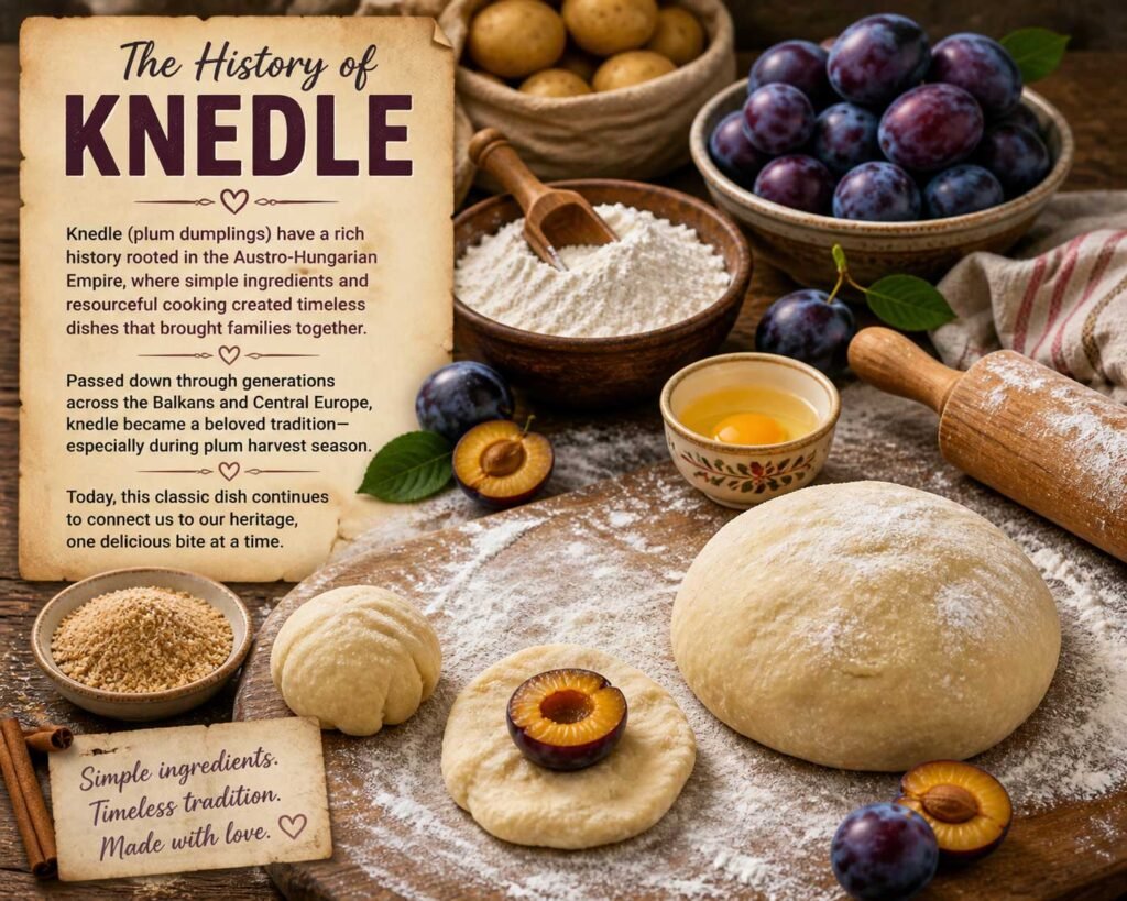 history of knedle dumplings