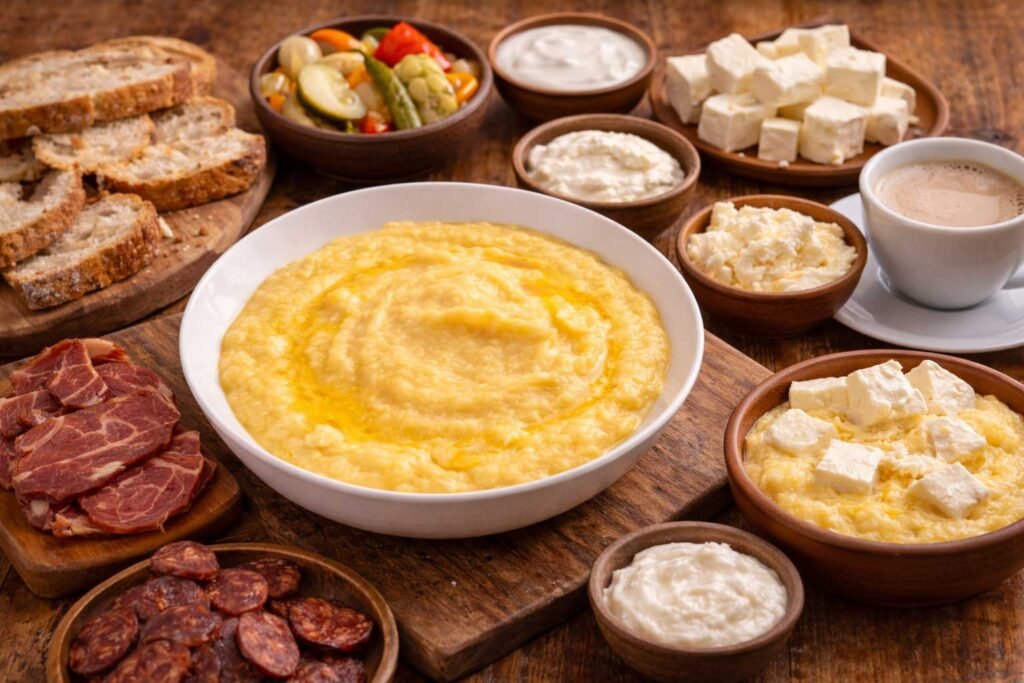 Cicvara corn flour breakfast recipe