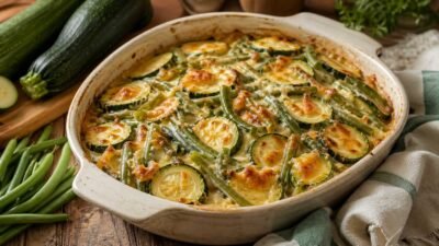 Slovenian Zucchini and String Bean recipe