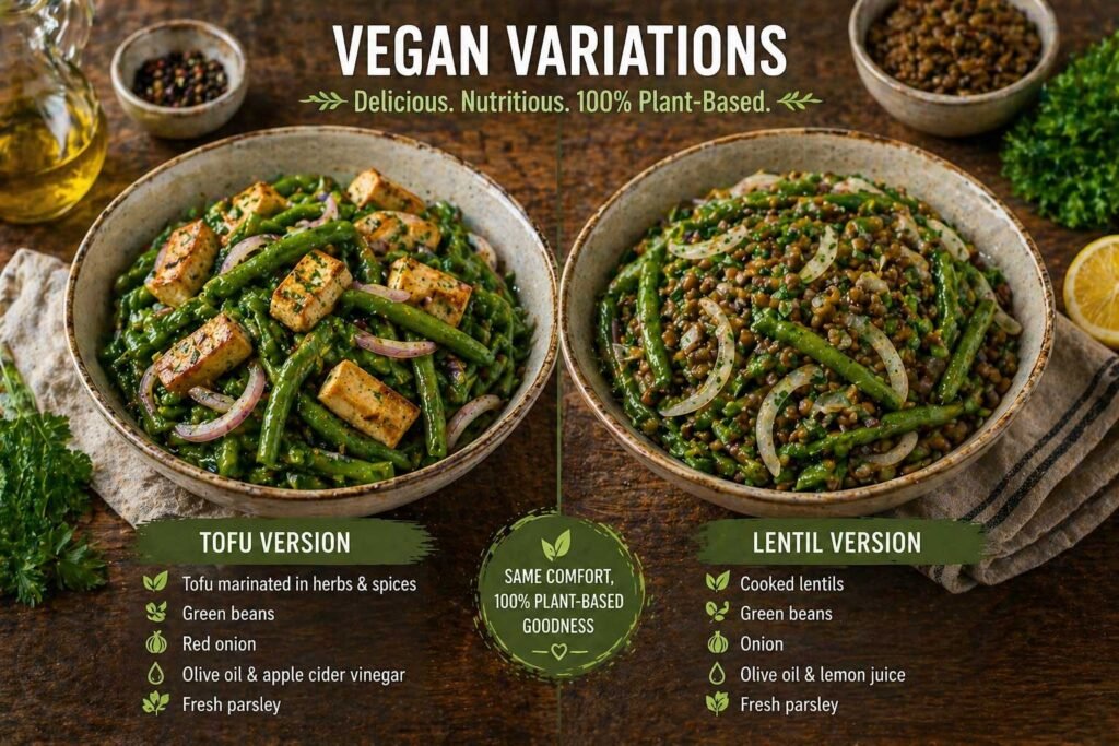 healthy green beans and beef recipe Variations