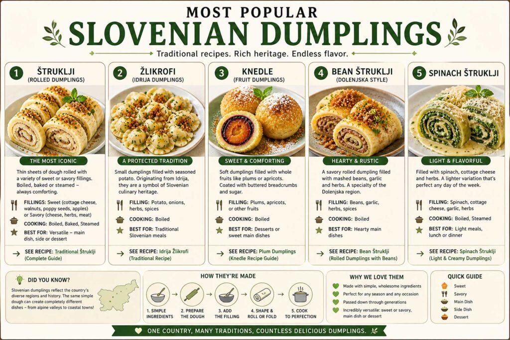 traditional Slovenian dumplings recipes flavors
