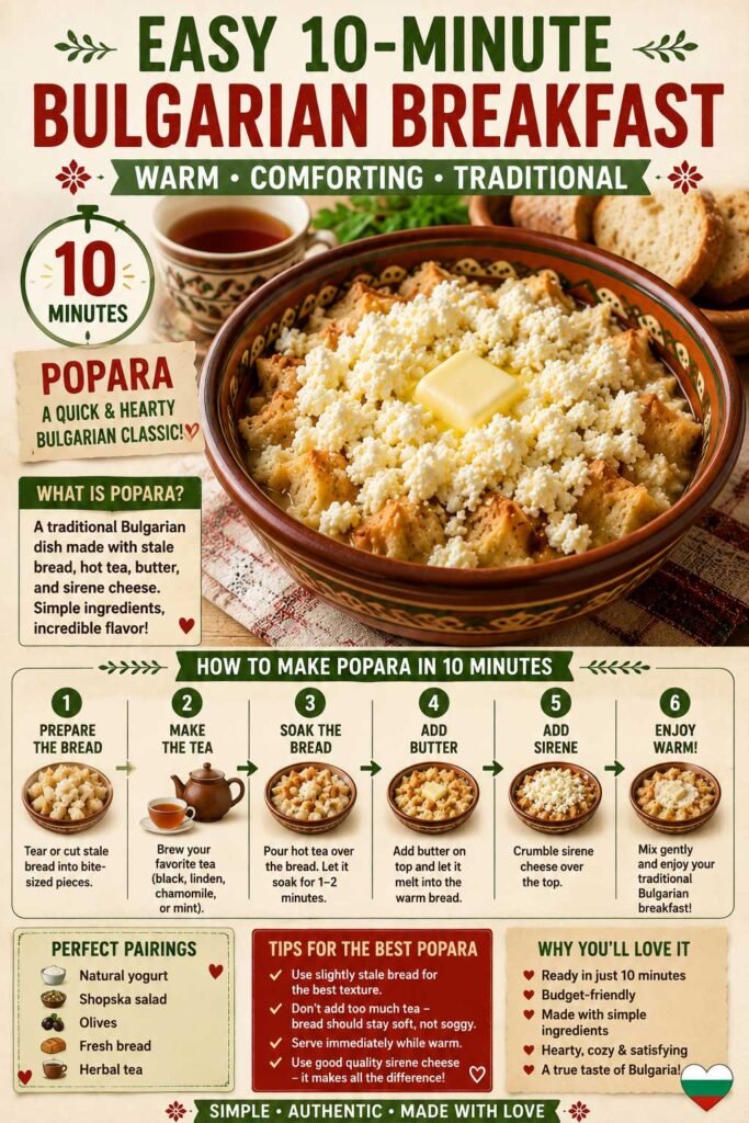 Bulgarian Popara Recipe in 10 minutes