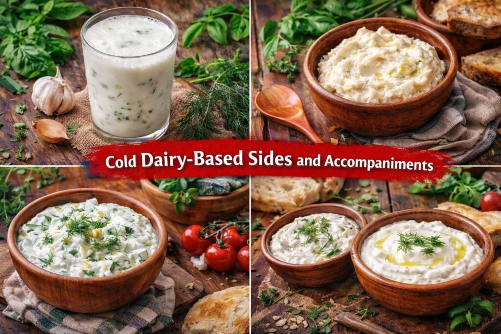 Balkan Cold Dairy-Based Sides and appetizers recipes