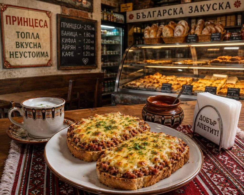 History of Princesa sandwich recipe in Bulgaria