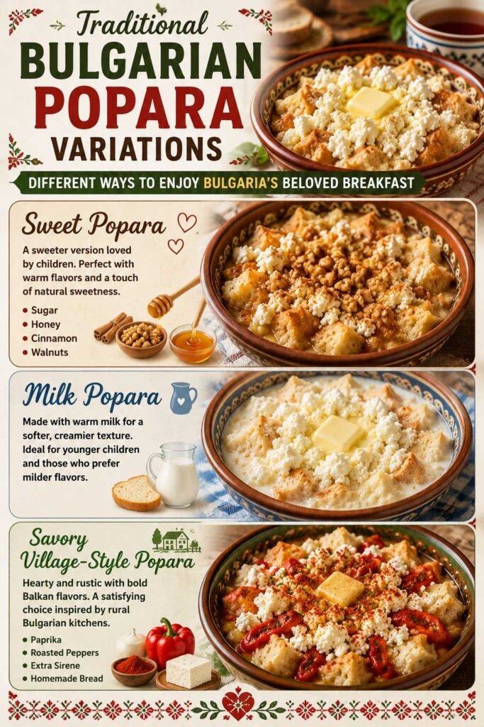 Traditional Bulgarian Popara Variations recipes