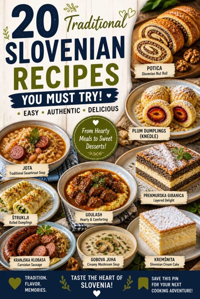20 best traditional Slovenian recipes to try