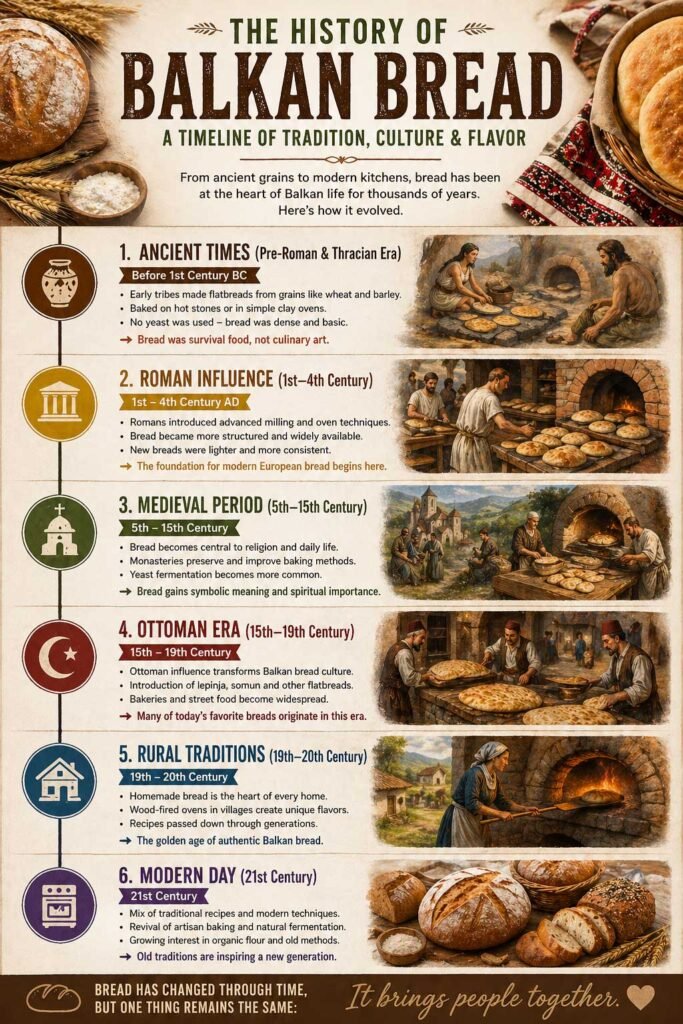 History Timeline of Balkan Bread