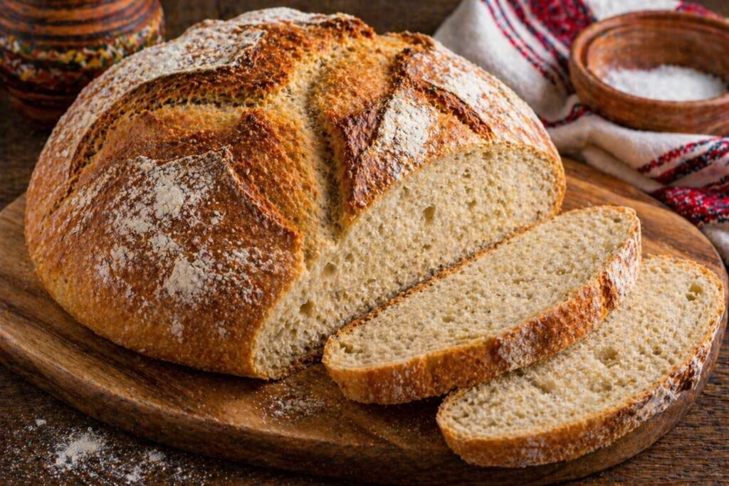 Rustic Balkan Loaf Country Bread