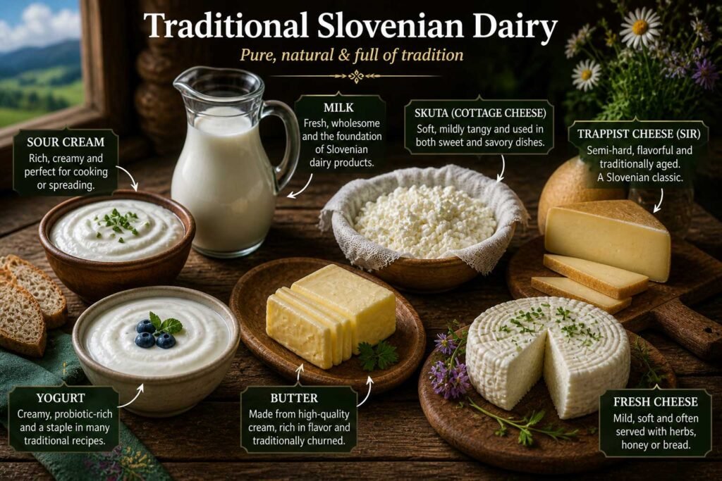 Traditional Slovenian Dairy Dishes recipes