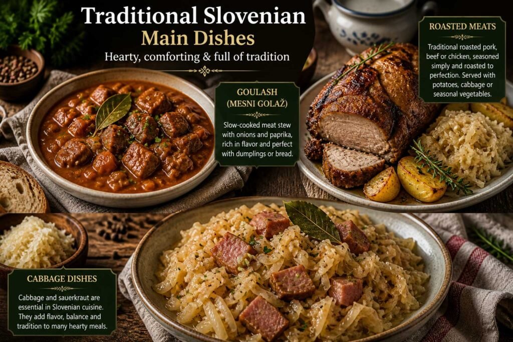 Traditional Slovenian Main Dishes recipes