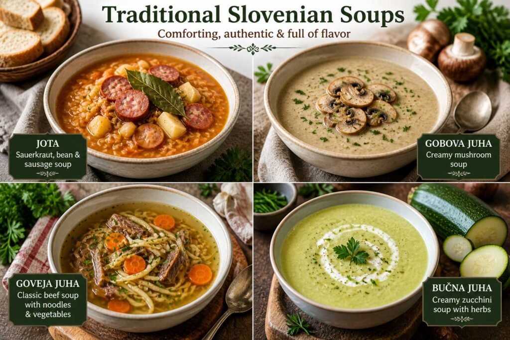 Traditional Slovenian Soups recipes