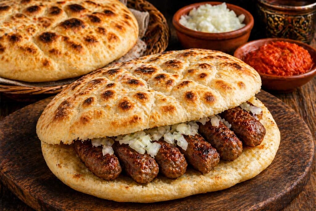 types of balkan bread Lepinja